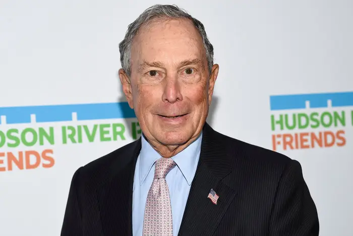 Former mayor Michael Bloomberg at the Hudson River Park Gala